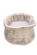 USOA med leather steel ivory B