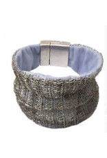 USOA sml leather steel ltblue B