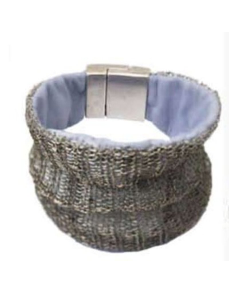 USOA sml leather steel ltblue B