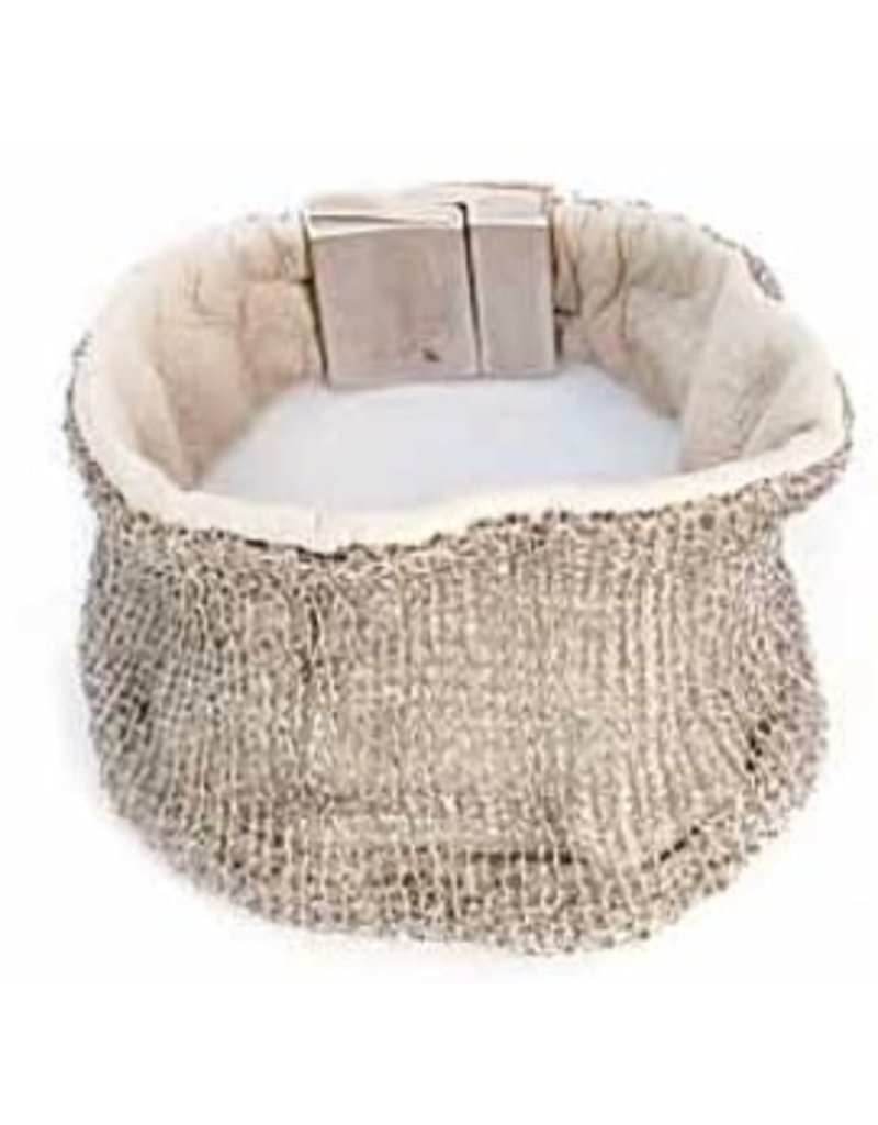 USOA sml leather steel ivory B