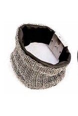 USOA sml leather steel black B