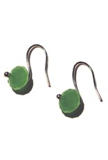 ADELE silver gold green crystal E