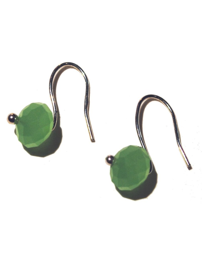 ADELE silver gold green crystal E