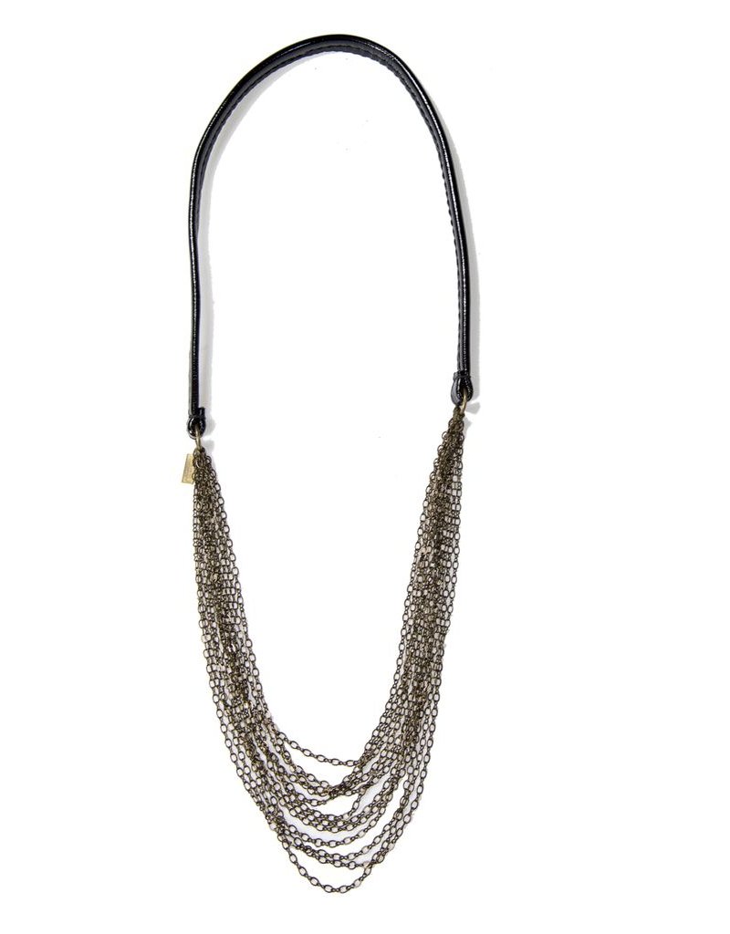 LY leather brass old gold N