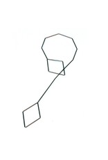 Materia Design SISTERS brass tube diamond N