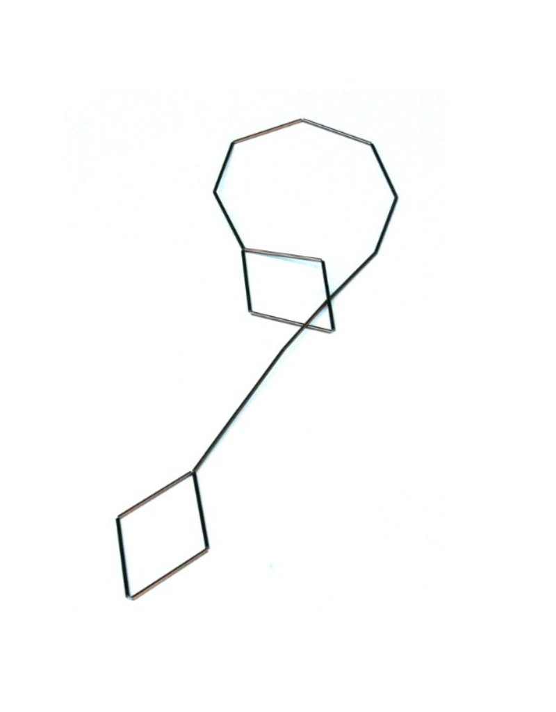 Materia Design SISTERS brass tube diamond N