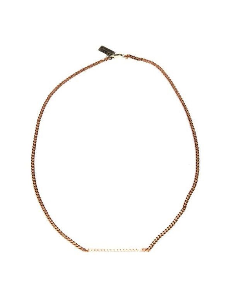 COOL brass chain pink gold white paint N