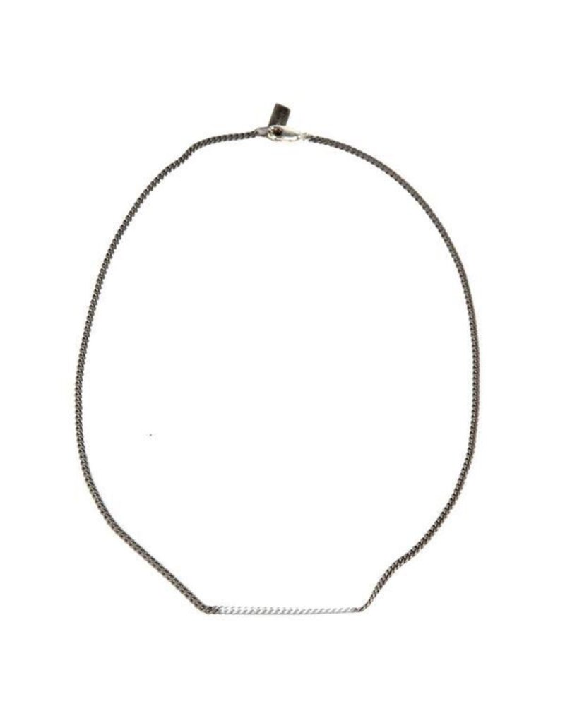 COOL brass chain old silver white paint N