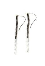 COOL brass chain old silver white paint E