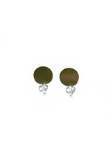 RosaMendez FLOR Large circle dangle E