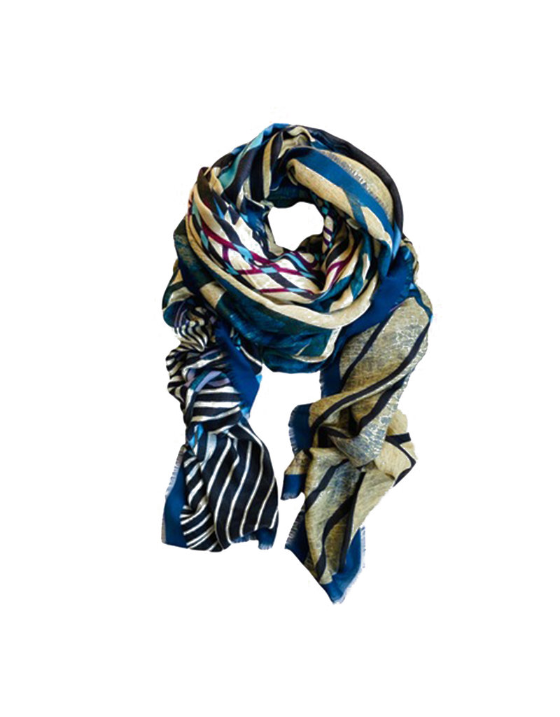 Isabelle Gougenheim GOOD VIBES BLUE-CASHMERE