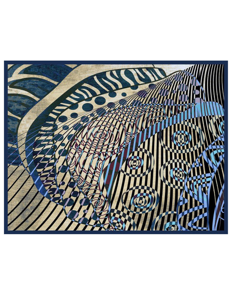 Isabelle Gougenheim GOOD VIBES BLUE-CASHMERE