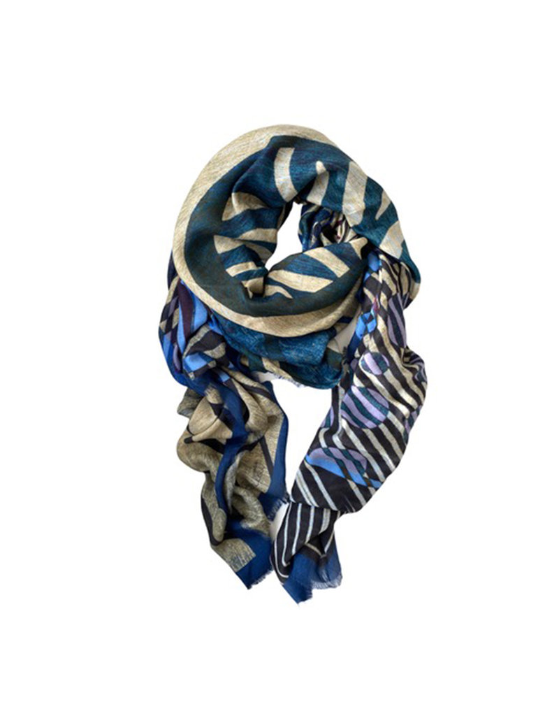 Isabelle Gougenheim GOOD VIBES BLUE-CASHMERE