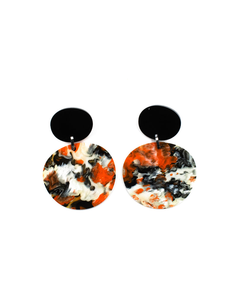 Christina Brampti Couble circle drop large E