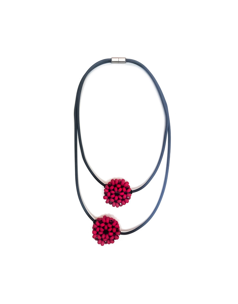 Jolly TECC15 glass bead 2 flower N