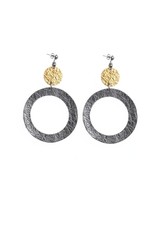 Monica Trevisi Leather hollow circle E