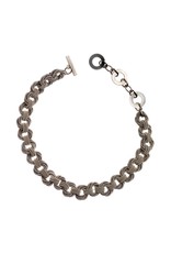 Monica Trevisi Interlocked steel ring N