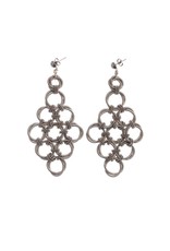 Monica Trevisi Steel rings diamond E