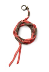 Monica Trevisi Leather steel ring B