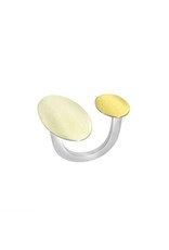 Aines Oval silver gold R