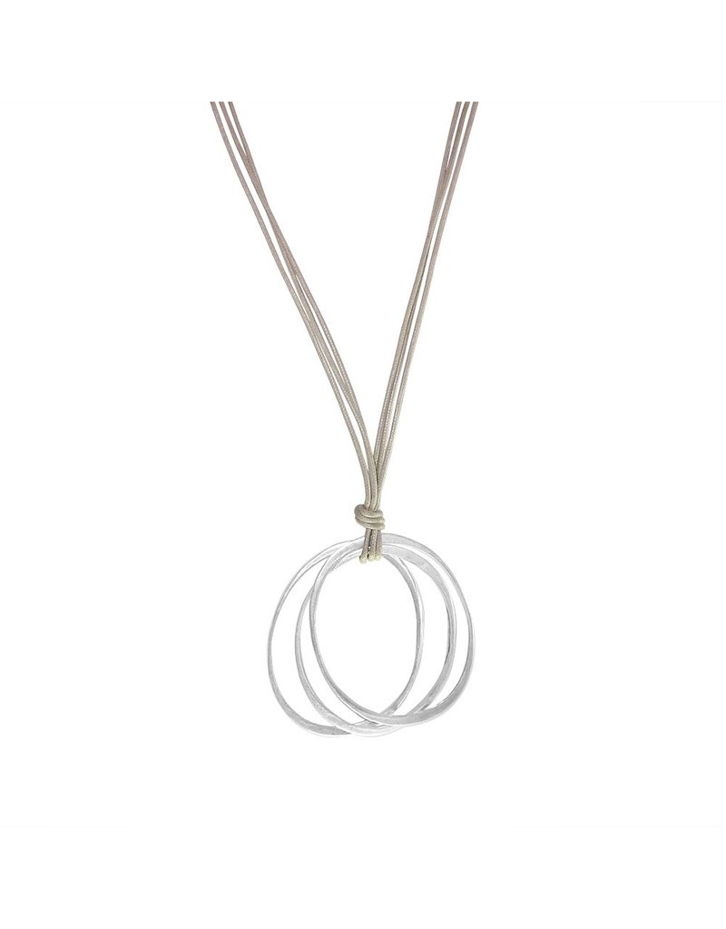 Carme Anglada Irregular circle pendant long N