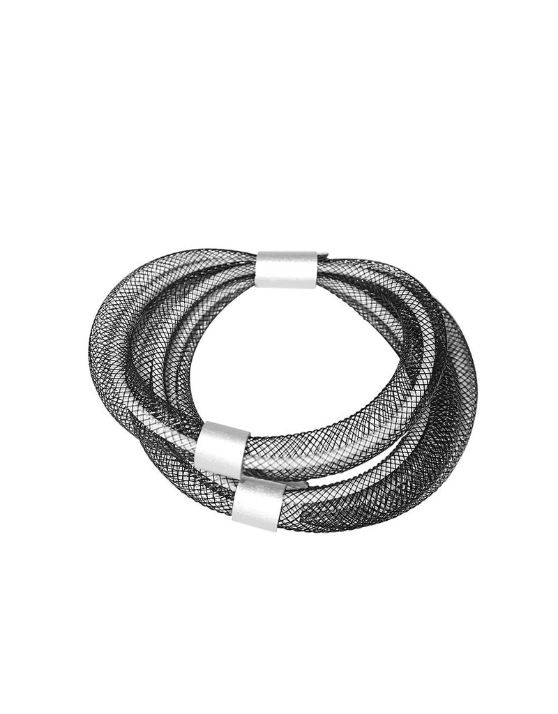 Christina Brampti Mesh cord aluminum B