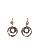 Monica Trevisi Semiprecious stone steel ring E