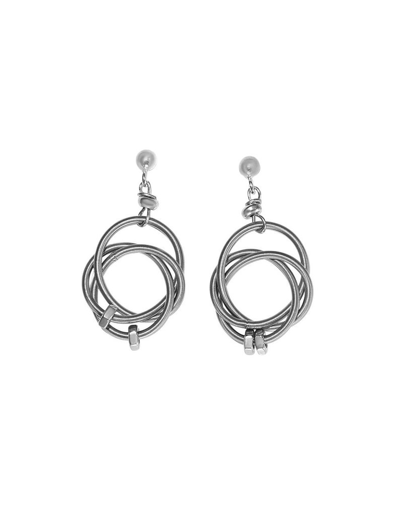 Monica Trevisi Interlocked steel ring coil E