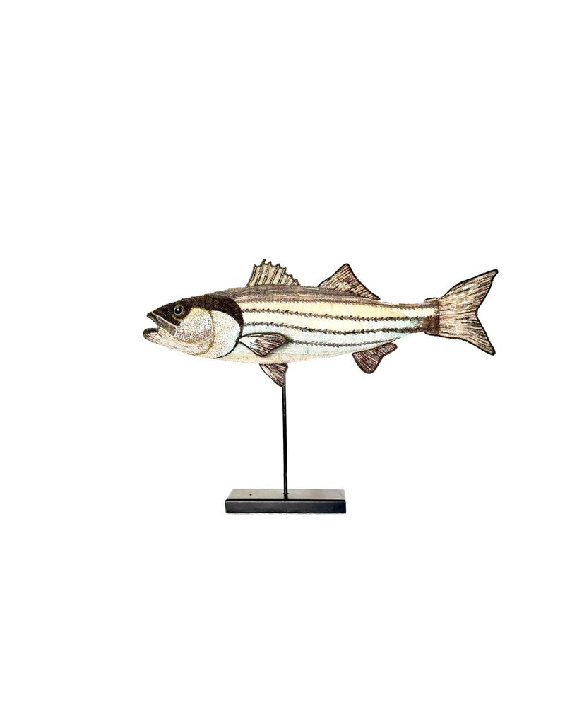 Trovelore STRIPED BASS OBJECT ART