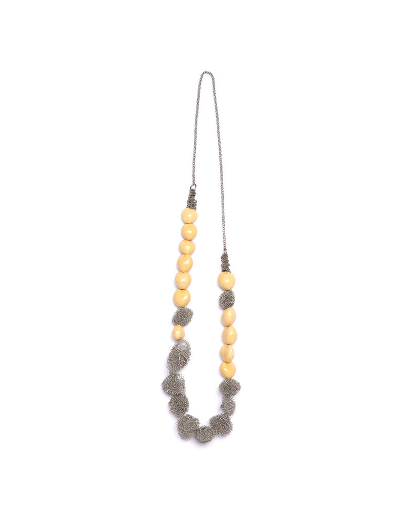 Monica Trevisi BACHIC06B Stone steel long N