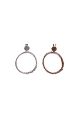 Monica Trevisi BACHIO01B Large hoop steel E
