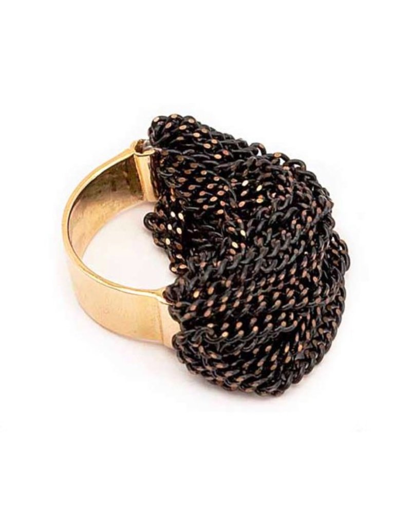 INLE brass black gold R