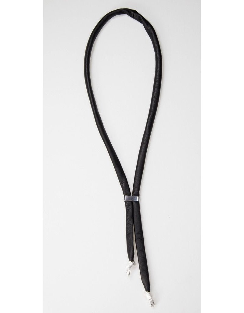 SUGAR leather silver knot N
