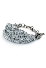 CHLOE silver cloth old silver chain B