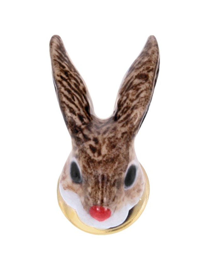 Nach Brown rabbit pins