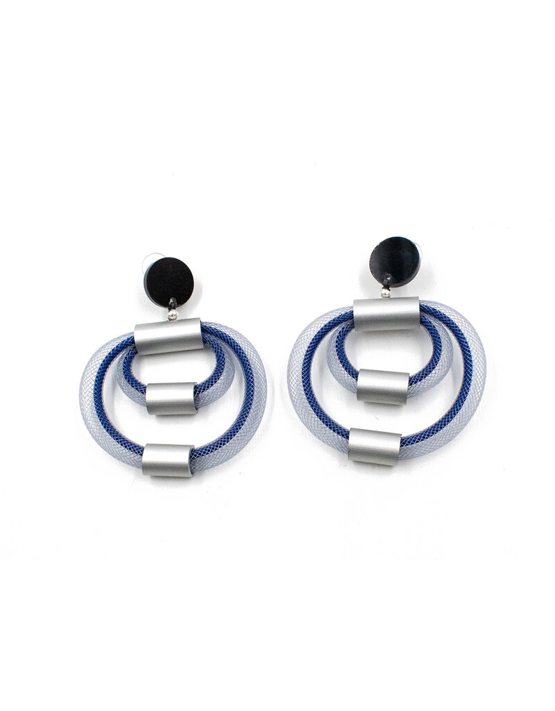 Christina Brampti Double mesh hoop E