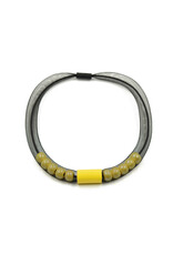 Christina Brampti Alumin tube pearls mesh N