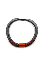 Christina Brampti Alumin tube pearls mesh N