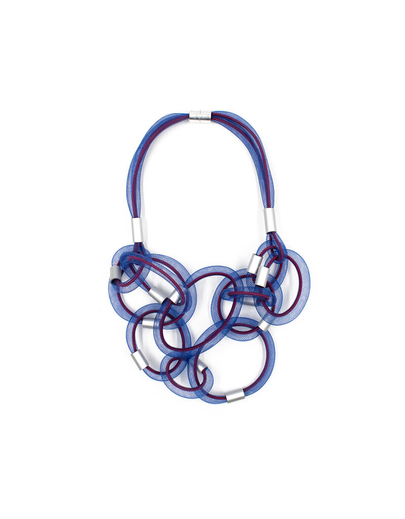 Christina Brampti Double strand mesh rings N