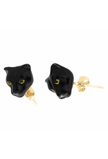 Nach Mini black panther head stud E