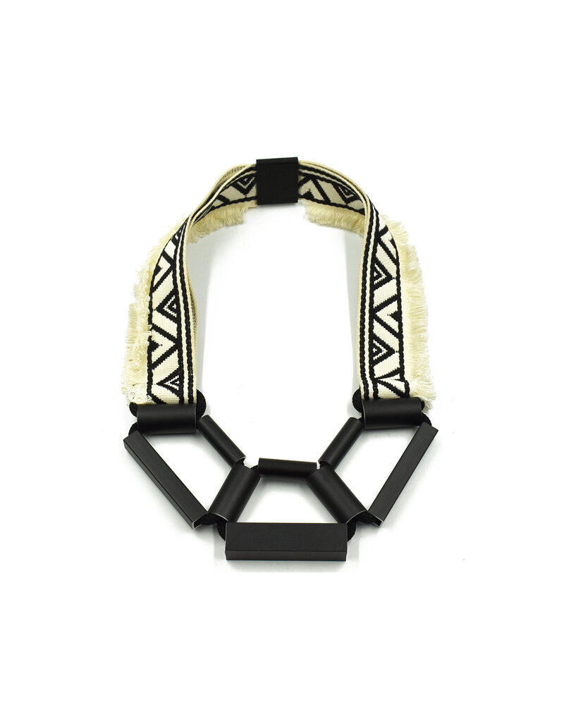 Christina Brampti Aztec geo fringe N