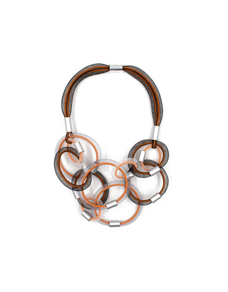 Christina Brampti Double strand mesh rings N