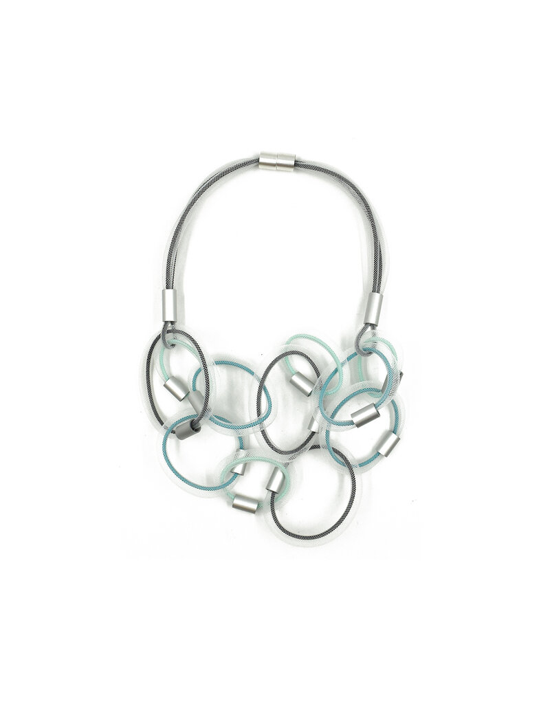 Christina Brampti Double strand mesh rings N