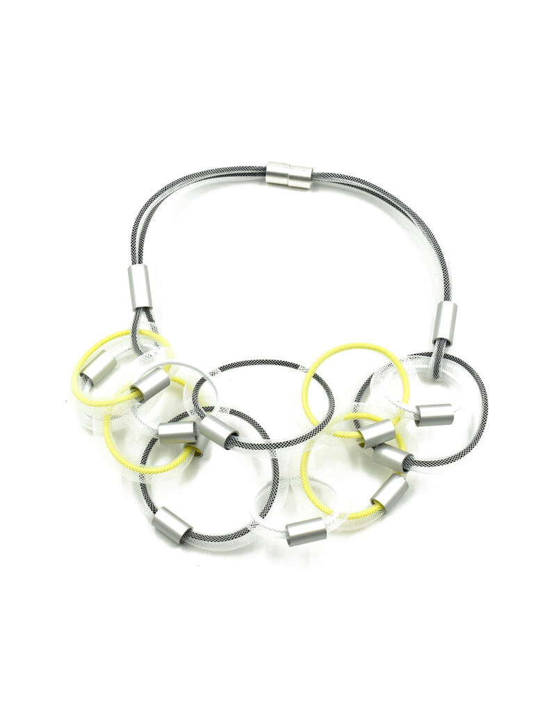 Christina Brampti Double strand mesh rings N