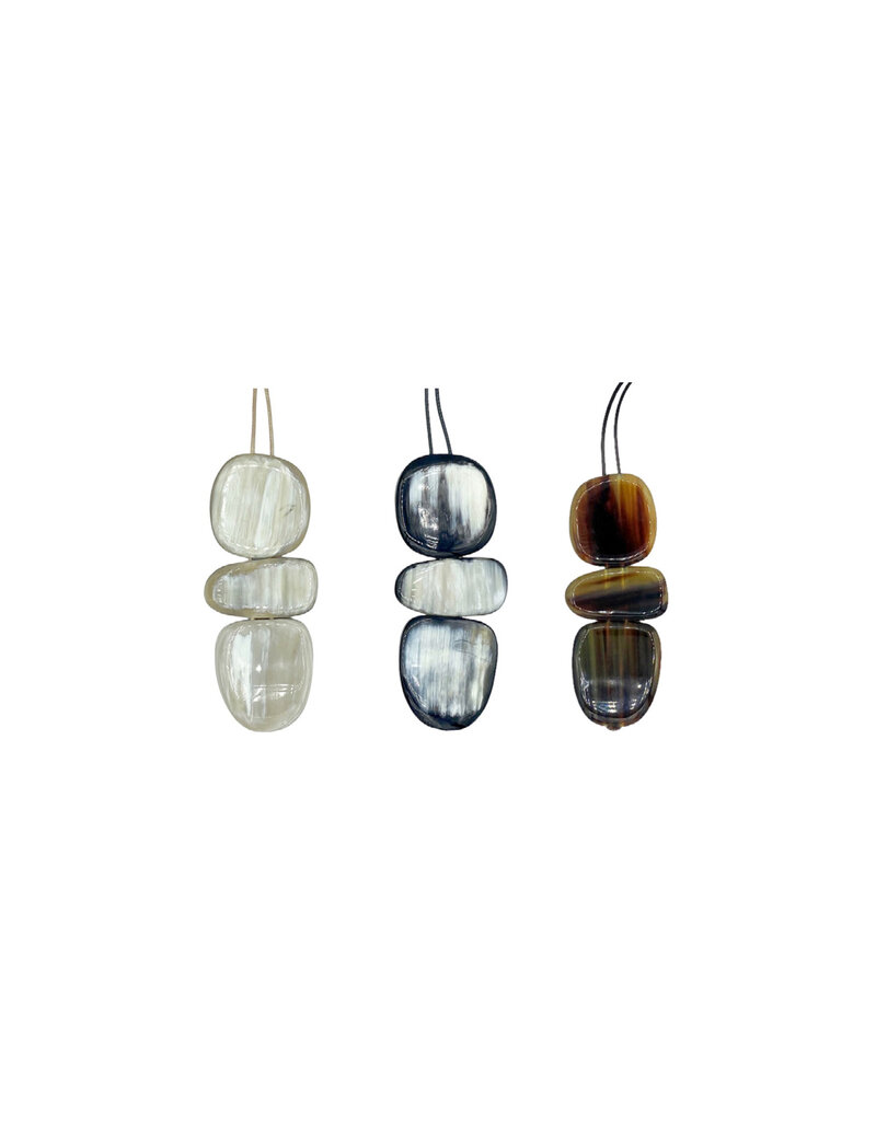 Soyang Horn marble 3 stone drop N