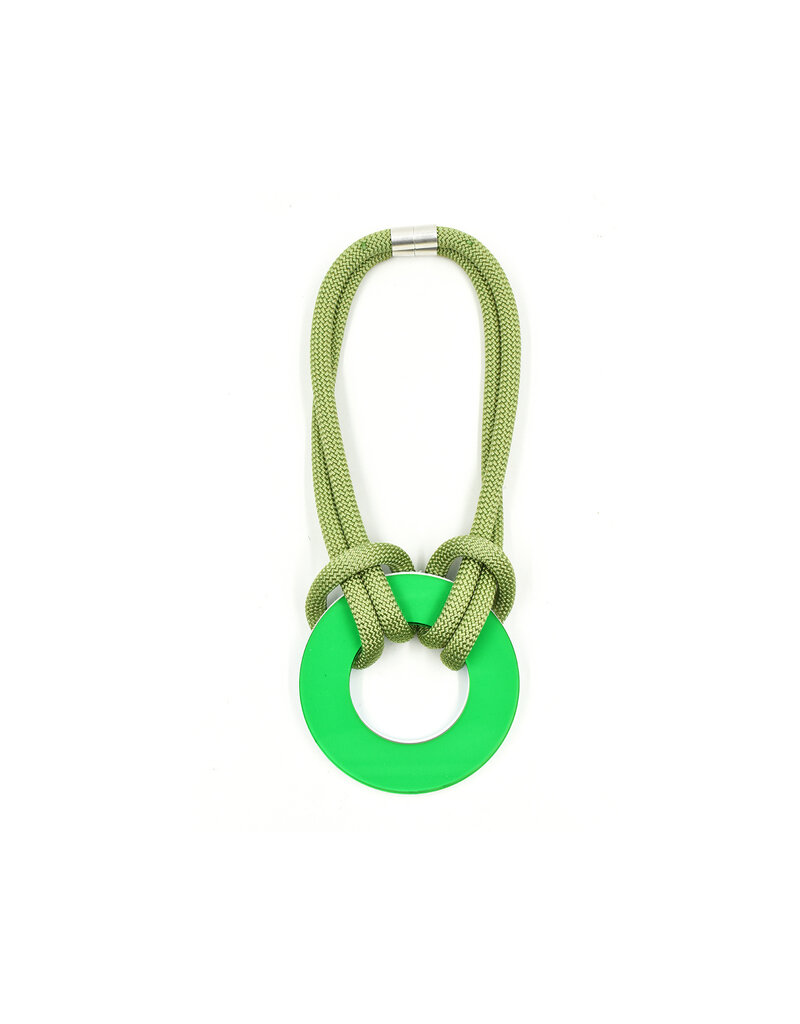 Christina Brampti Climb cord plexiglass circle short N