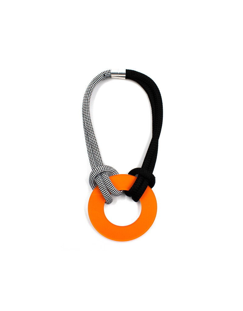 Christina Brampti Climb cord plexiglass circle short N