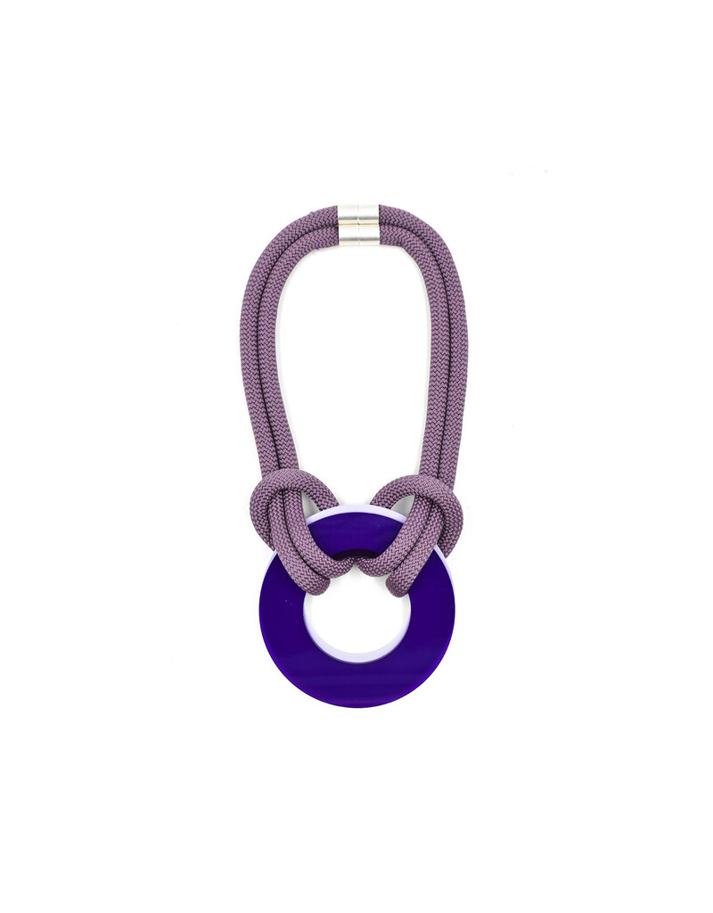 Christina Brampti Climb cord plexiglass circle short N