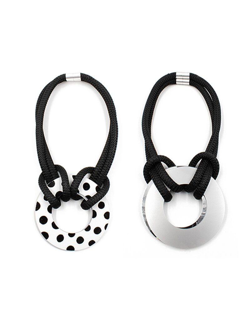 Christina Brampti Climb cord plexiglass circle short N