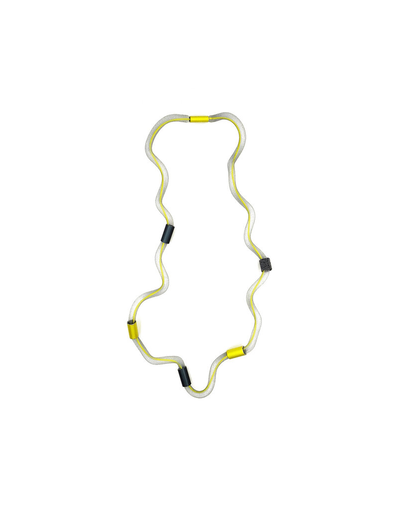 Christina Brampti Serpentine mesh and alluminium tube N